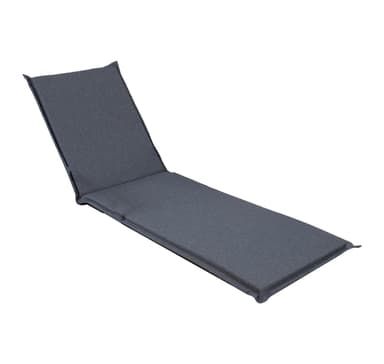 Dyna till stol SUMMER 55x190x5 cm, mörkgrå