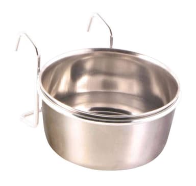 Rostfri skål med hållare, 300 ml/ø 9 cm
