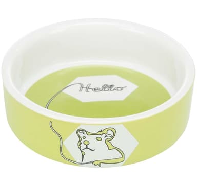 Skål, Hello komisk hamster, keramik, 90 ml/ø 8 cm