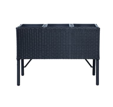 Blomlåda WIKER 80x34xH54cm, svart