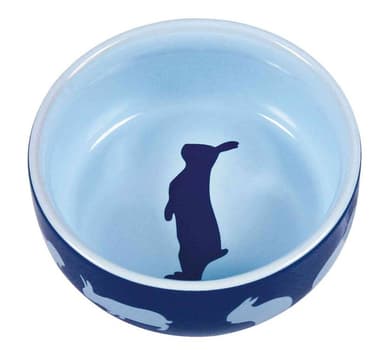 Keramikskål med motiv, kanin, 250 ml/ø 11 cm