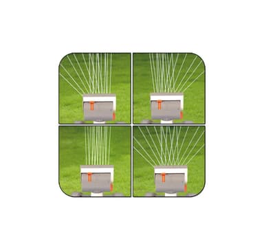 WHITE LINE Turbo Oscillerande Sprinkler 20 munstycken