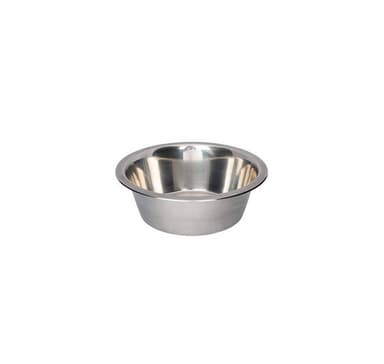 Rostfri skål, gummibotten, 1,0 l/ø 17 cm