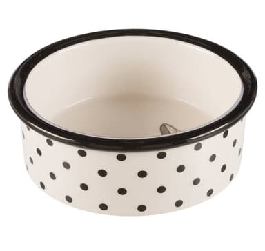 Keramikskål Zentagle 300ml/12cm vit/svart