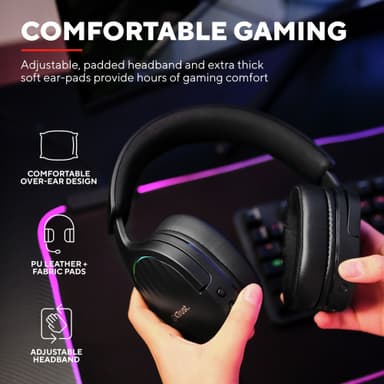 Trust GXT491 Fayzo trådlöst gamingheadset