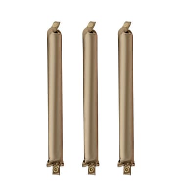 3-delade hårrullare Heatless Curling Rod Pannband Guld