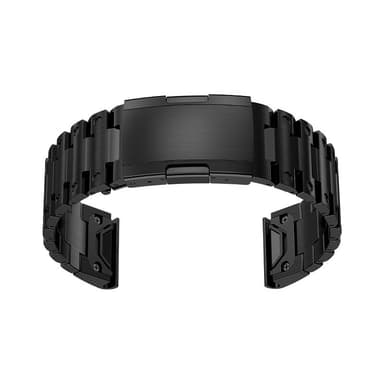 Titanium Klockarmband för Garmin klockor Svart 26 mm