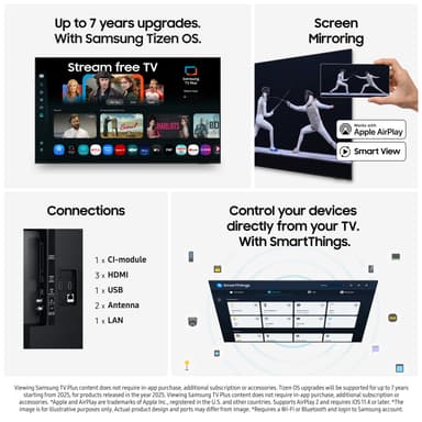 Samsung 55" U8095F 4K smart TV (2025)