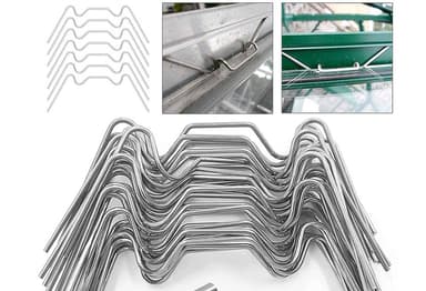 25-pack Fästklämmor för Växthusglas S