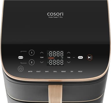Cosori Turbo Tower Pro airfryer KAAPAFCSSEU0246Y (svart)