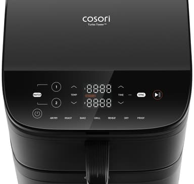 Cosori Turbo Tower airfryer KAAPAFCSNEU0244Y (svart)