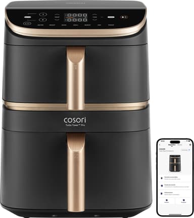 Cosori Turbo Tower Pro airfryer KAAPAFCSSEU0246Y (svart)