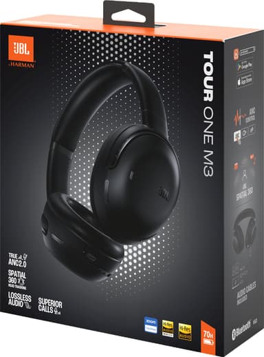 JBL Tour One M3 trådlösa around ear-hörlurar (svarta)