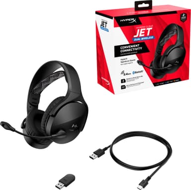 HyperX Cloud Jet trådlöst gamingheadset (svart)