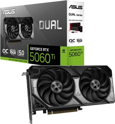ASUS GeForce RTX 5060 Ti 16GB DUAL OC grafikkort
