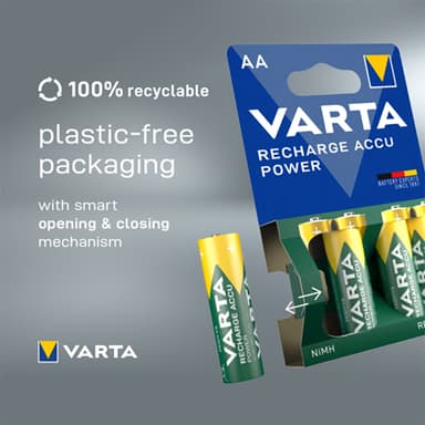 Varta Power 2600mAh AA batteri (4 st)