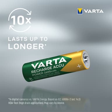 Varta Power 2600mAh AA batteri (4 st)