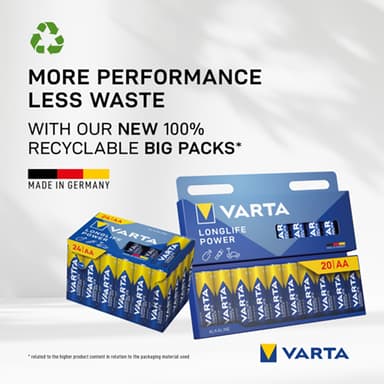 Varta Longlife Power AA batteri 7042370 12 pst (blå)