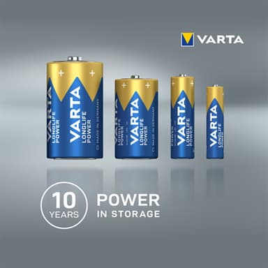 Varta Longlife Power AA batteri 7042370 12 pst (blå)