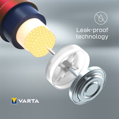 Varta Longlife Power AAA batteri 7042379 10-pack (röda)