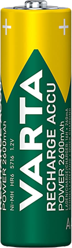 Varta Power 2600mAh AA batteri (4 st)