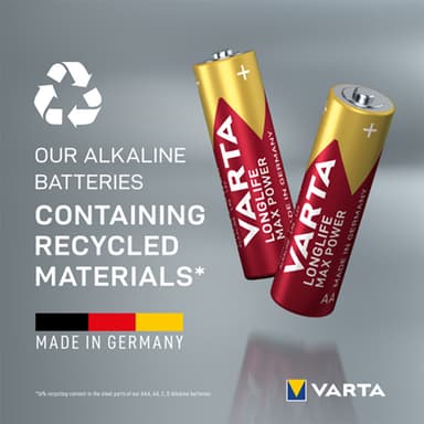 Varta Longlife Power AA batteri 7042378 10-pack (röda)