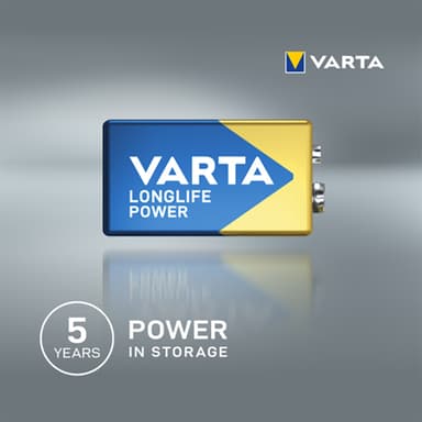 Varta Longlife Power 9V batteri (1 st)