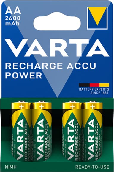 Varta Power 2600mAh AA batteri (4 st)