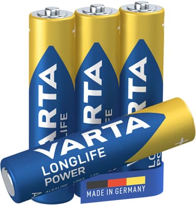 Varta Longlife Power AAA-batteri (4 st)