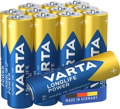 Varta Longlife Power AA batteri 7042370 12 pst (blå)