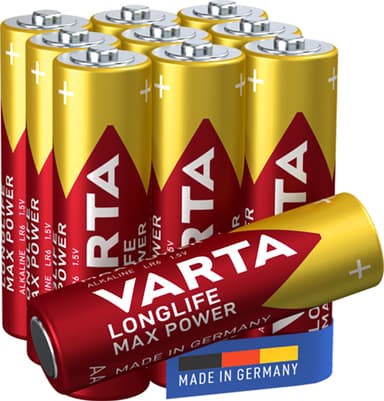 Varta Longlife Power AA batteri 7042378 10-pack (röda)