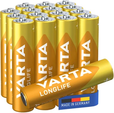Varta Longlife Power AAA batteri 7042381 16-pack (gula)