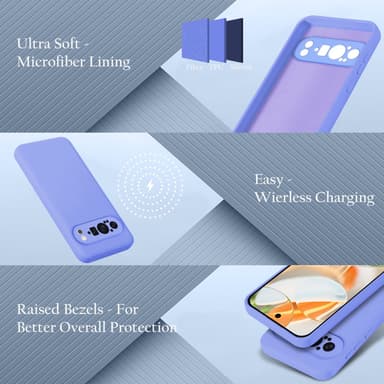 Google Pixel 9 PRO Skal Fodral Case Cover (lila)