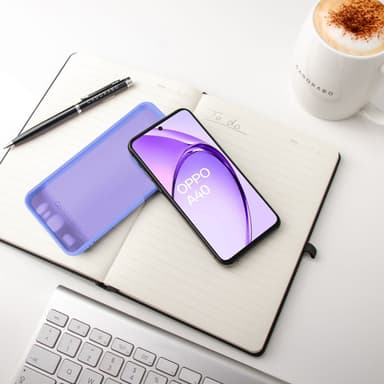 Oppo A40 Skal Fodral Case Cover (lila)