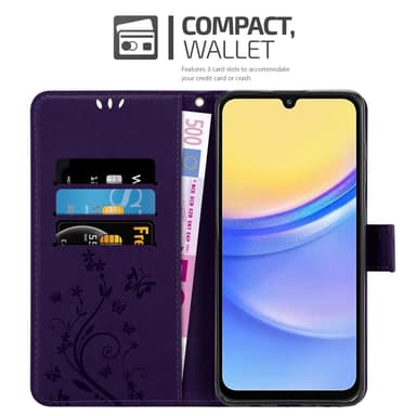 Samsung Galaxy A16 Plånboksfodral Skal Blommor