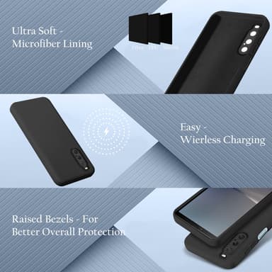 Sony Xperia 10 V Skal Fodral Case Cover (svart)