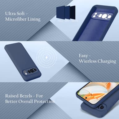 Google Pixel 9 PRO Skal Fodral Case Cover (blå)