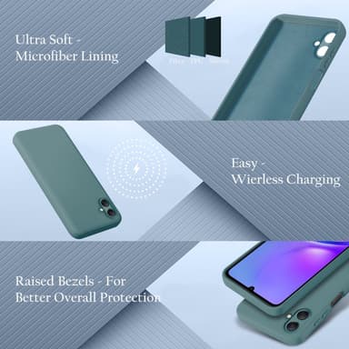 Samsung Galaxy A06 Skal Fodral Case Cover (grön)