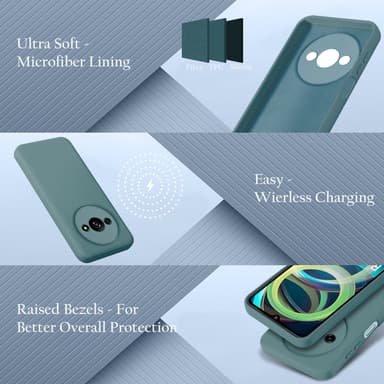 Xiaomi RedMi A3 / A3X Skal Fodral Case Cover (grön)