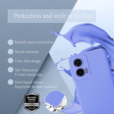 Motorola Moto G35 Skal Fodral Case Cover (lila)