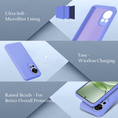 Huawei NOVA 13 Skal Fodral Case Cover (lila)