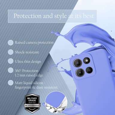 Motorola Moto G15 Skal Fodral Case Cover (lila)