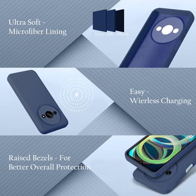 Xiaomi RedMi A3 / A3X Skal Fodral Case Cover (blå)