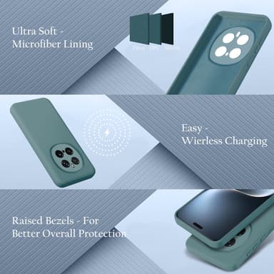 Honor Magic 7 Pro Skal Fodral Case Cover (grön)