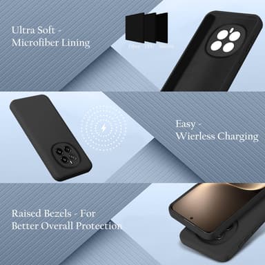 Honor Magic 7 Skal Fodral Case Cover (svart)
