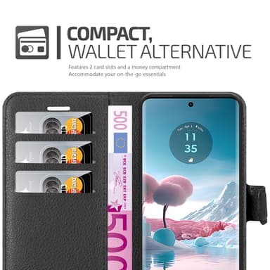 Motorola Edge 40 Neo Skal Fodral Case (Svart)
