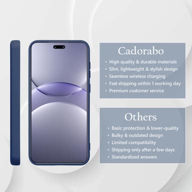Huawei NOVA 13 Pro Skal Fodral Case Cover (blå)