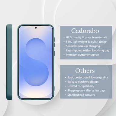 Samsung Galaxy S25 Skal Fodral Case Cover (grön)