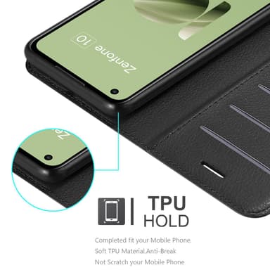 Asus Zenfone 10 Skal Fodral Case (Svart)