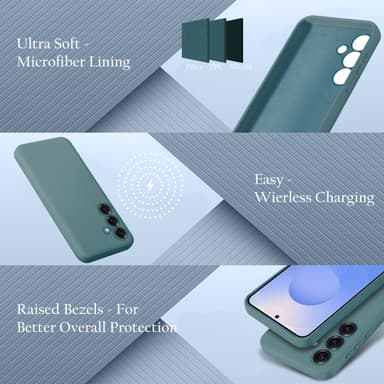 Samsung Galaxy S25 Skal Fodral Case Cover (grön)